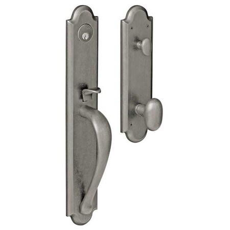Baldwin Entry Handlesets Distressed Antique Nickel 6402.452.RENT